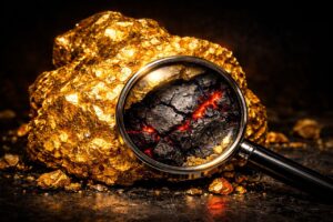 bild von falschem Gold