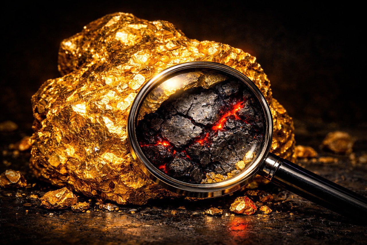 bild von falschem Gold