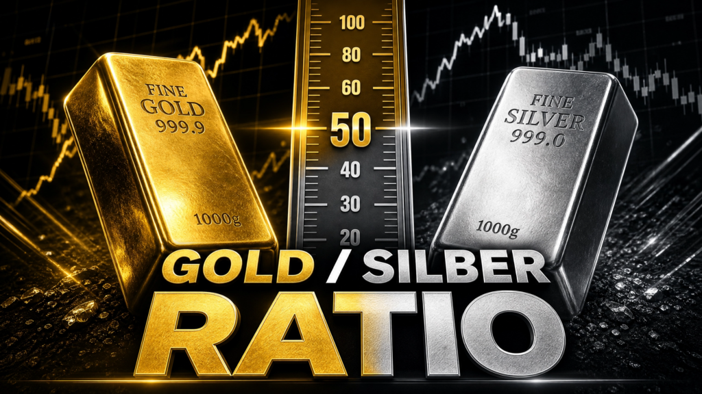 Bild der Gold - Silber Ratio